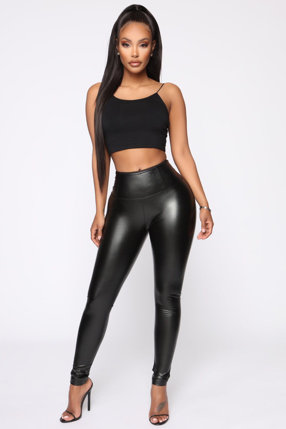 Leatherette Leggings
