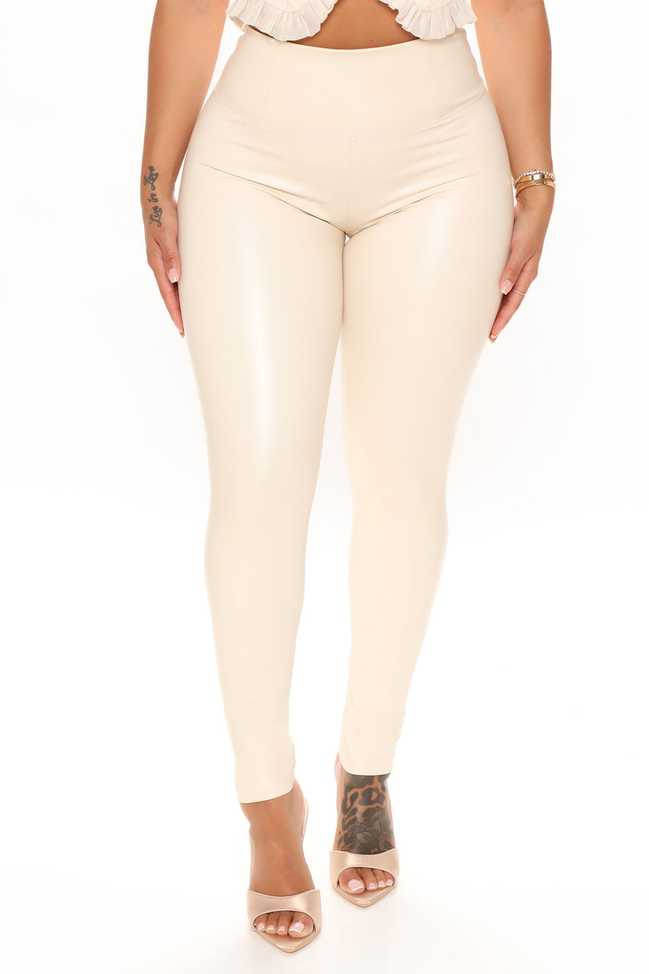 Leatherette Leggings