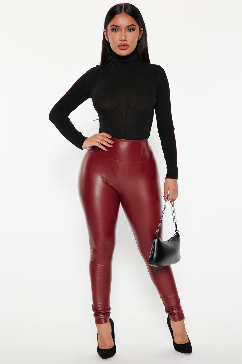 Leatherette Leggings