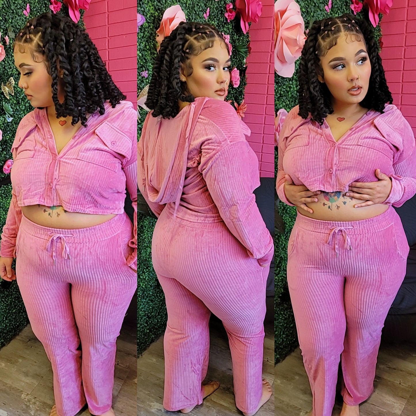 Crush Velvet Barb Set